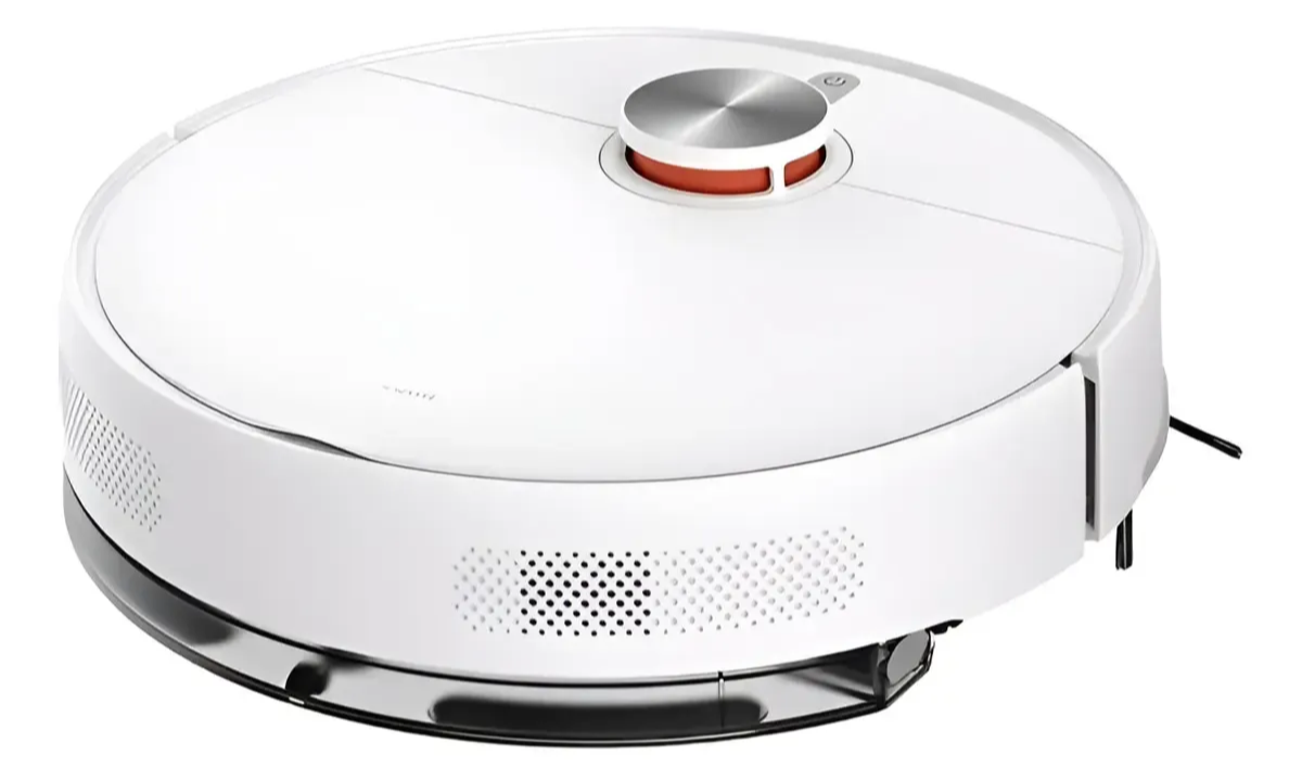 Robô aspirador de pó branco