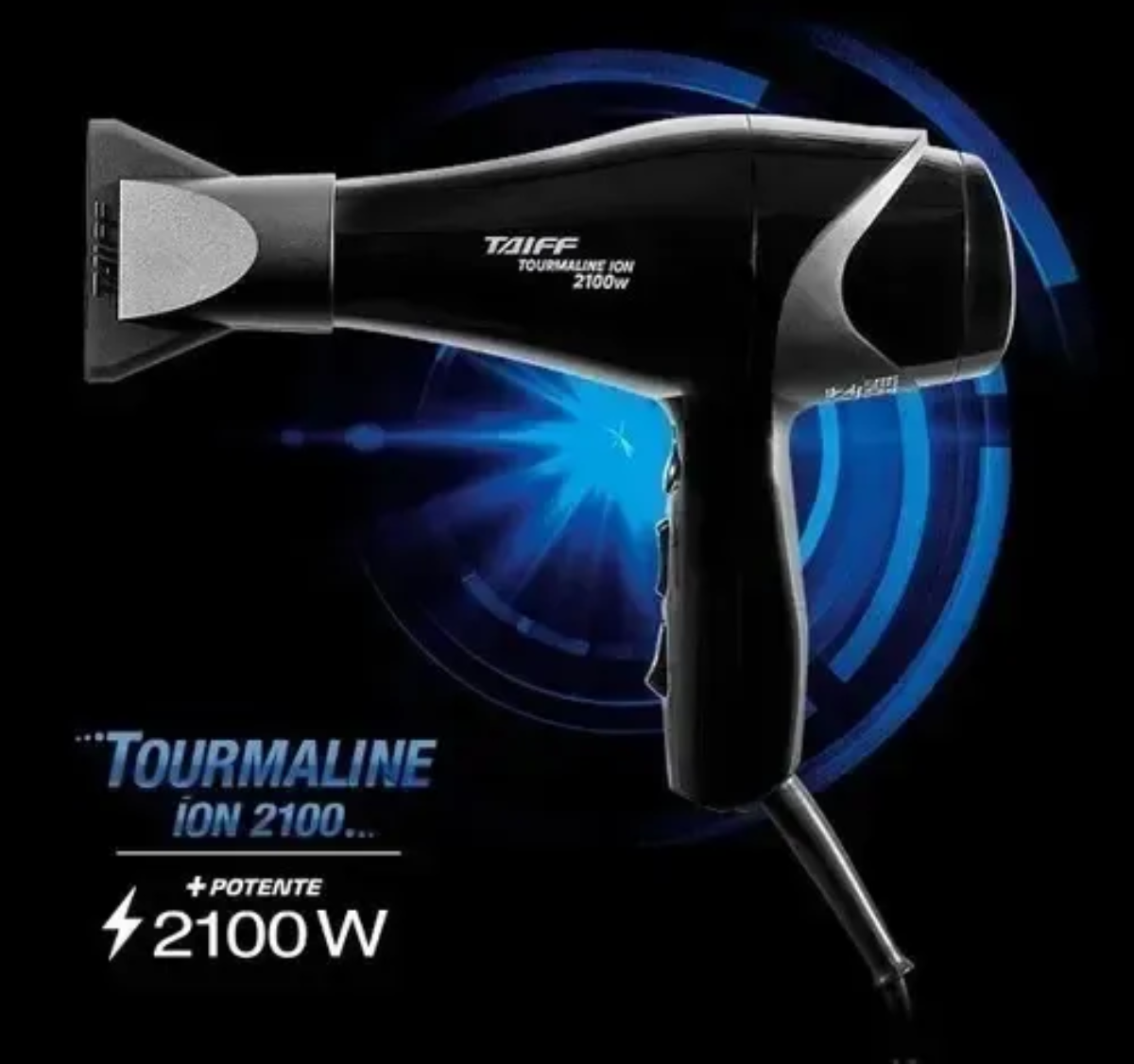 Secador de cabelo Taiff Tourmaline Ion